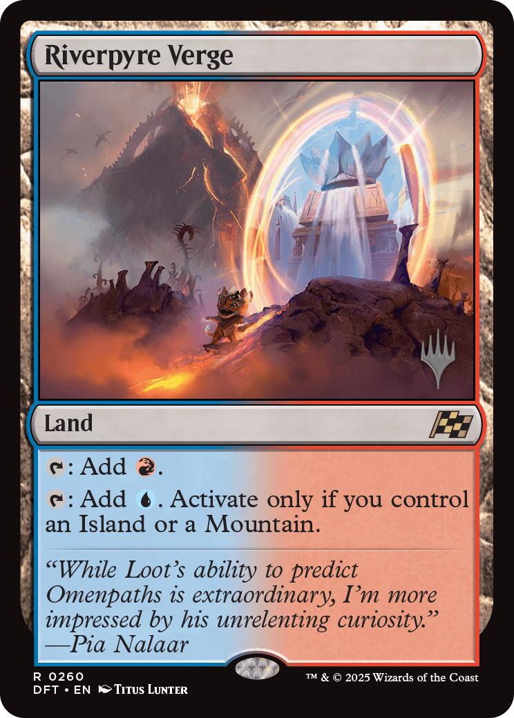 Riverpyre Verge (Promo Pack) [Aetherdrift Promos] | Spectrum Games