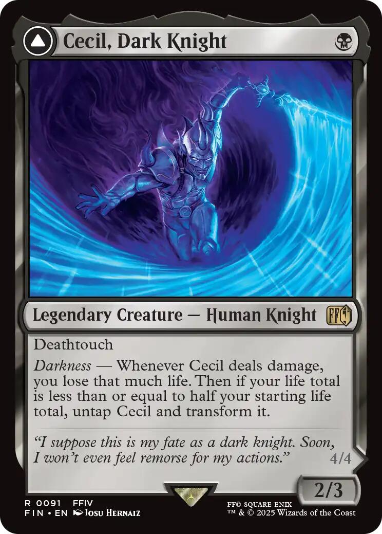 Cecil, Dark Knight // Cecil, Redeemed Paladin [FINAL FANTASY] | Spectrum Games