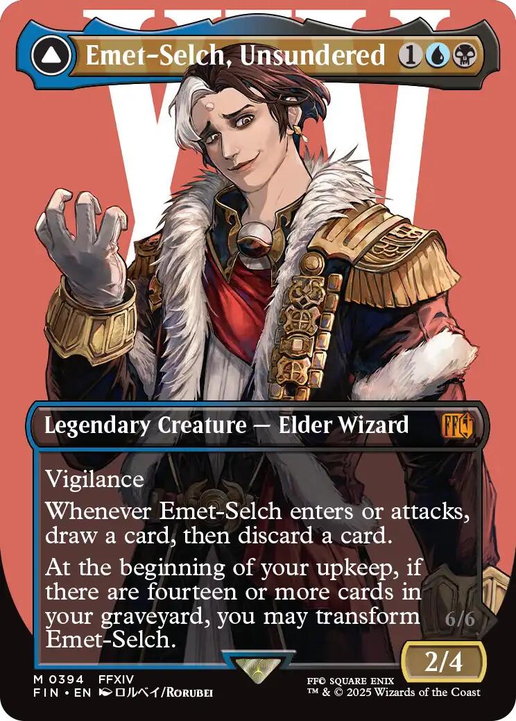 Emet-Selch, Unsundered // Hades, Sorcerer of Eld (Borderless) [FINAL FANTASY] | Spectrum Games