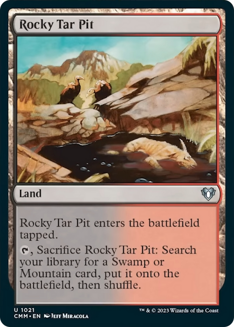 Rocky Tar Pit [Commander Masters] | Spectrum Games