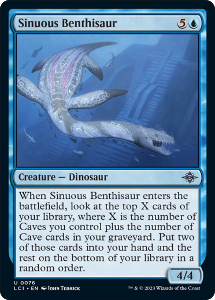 Sinuous Benthisaur [The Lost Caverns of Ixalan] | Spectrum Games