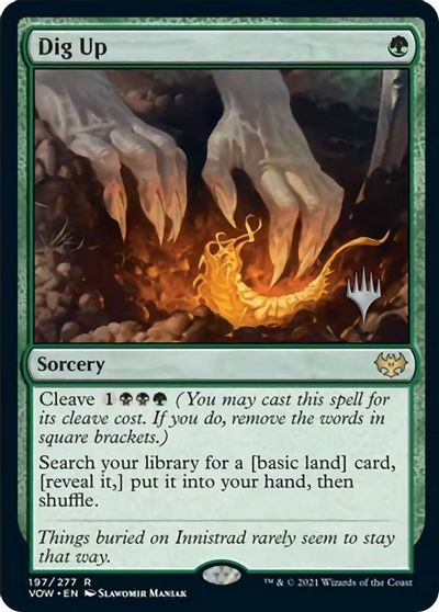 Dig Up (Promo Pack) [Innistrad: Crimson Vow Promos] | Spectrum Games