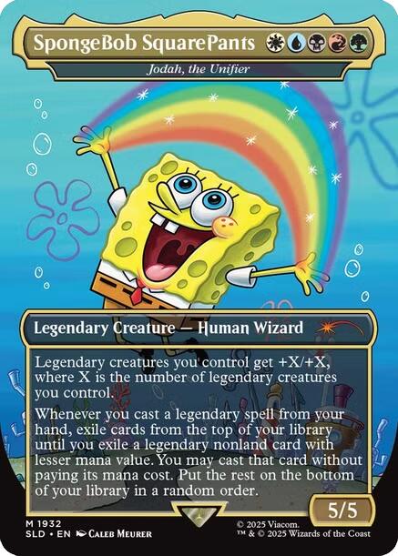 SpongeBob SquarePants - Jodah, the Unifier [Secret Lair Drop Series] | Spectrum Games