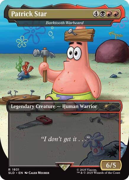 Patrick Star - Barktooth Warbeard [Secret Lair Drop Series] | Spectrum Games
