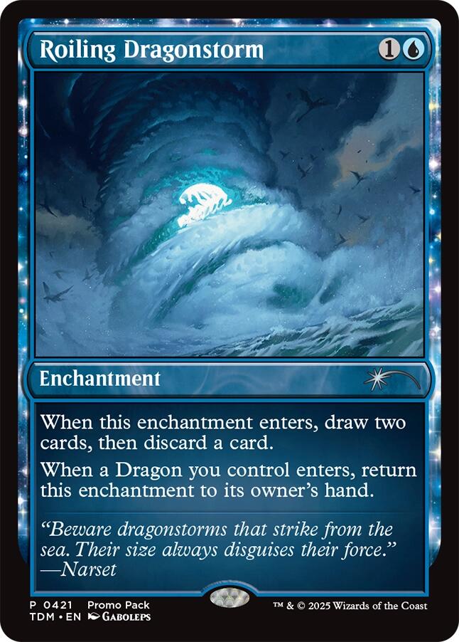 Roiling Dragonstorm [Tarkir: Dragonstorm Promos] | Spectrum Games