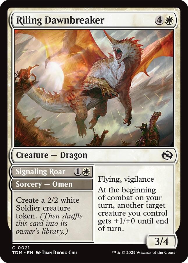 Riling Dawnbreaker [Tarkir: Dragonstorm] | Spectrum Games