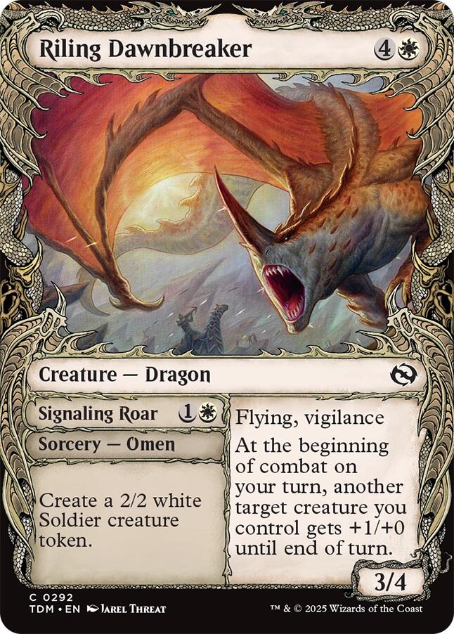 Riling Dawnbreaker (Showcase) [Tarkir: Dragonstorm] | Spectrum Games