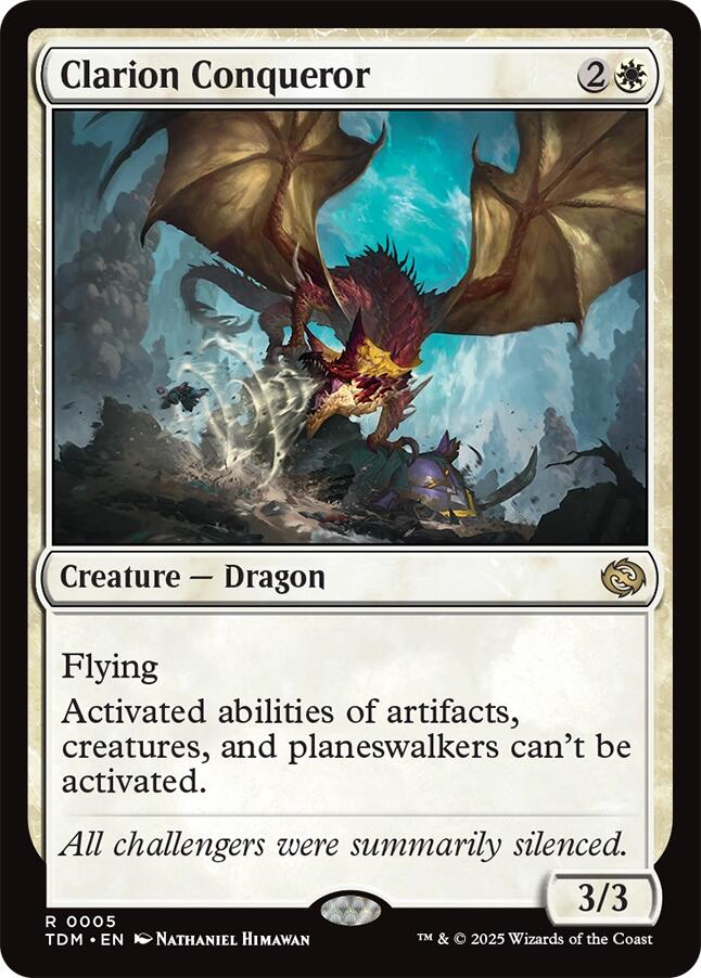 Clarion Conqueror [Tarkir: Dragonstorm] | Spectrum Games