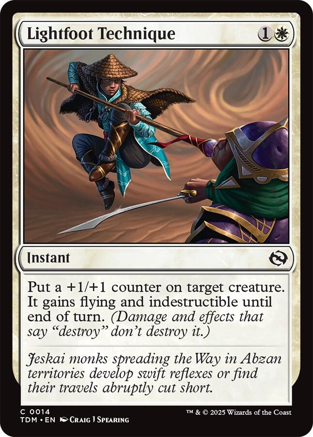 Lightfoot Technique [Tarkir: Dragonstorm] | Spectrum Games