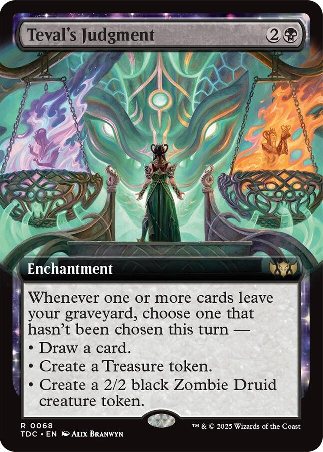 Teval's Judgment (Extended Art) [Tarkir: Dragonstorm Commander] | Spectrum Games