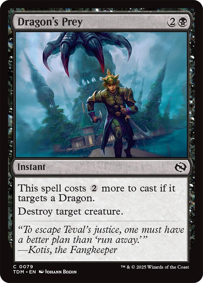 Dragon's Prey [Tarkir: Dragonstorm] | Spectrum Games