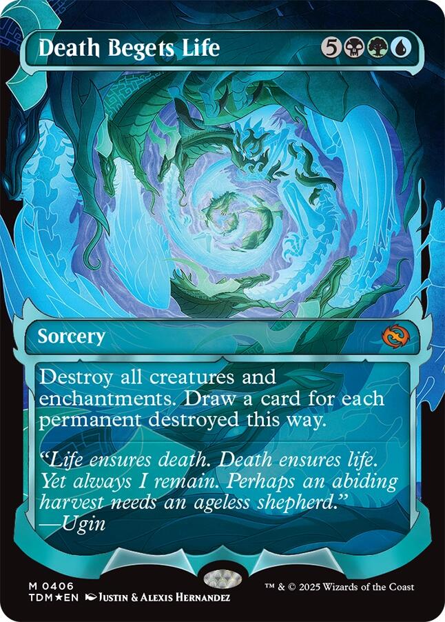 Death Begets Life (Showcase) [Tarkir: Dragonstorm] | Spectrum Games