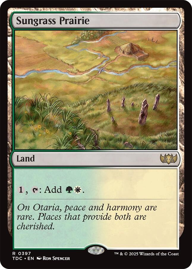 Sungrass Prairie [Tarkir: Dragonstorm Commander] | Spectrum Games