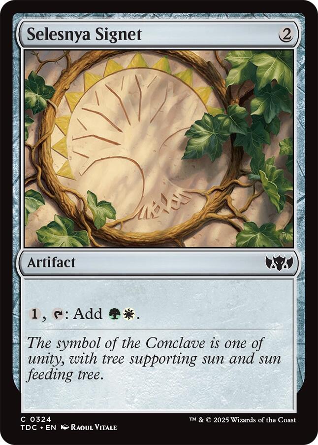 Selesnya Signet [Tarkir: Dragonstorm Commander] | Spectrum Games