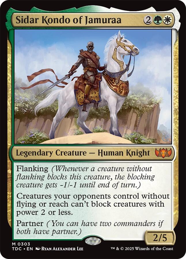 Sidar Kondo of Jamuraa [Tarkir: Dragonstorm Commander] | Spectrum Games