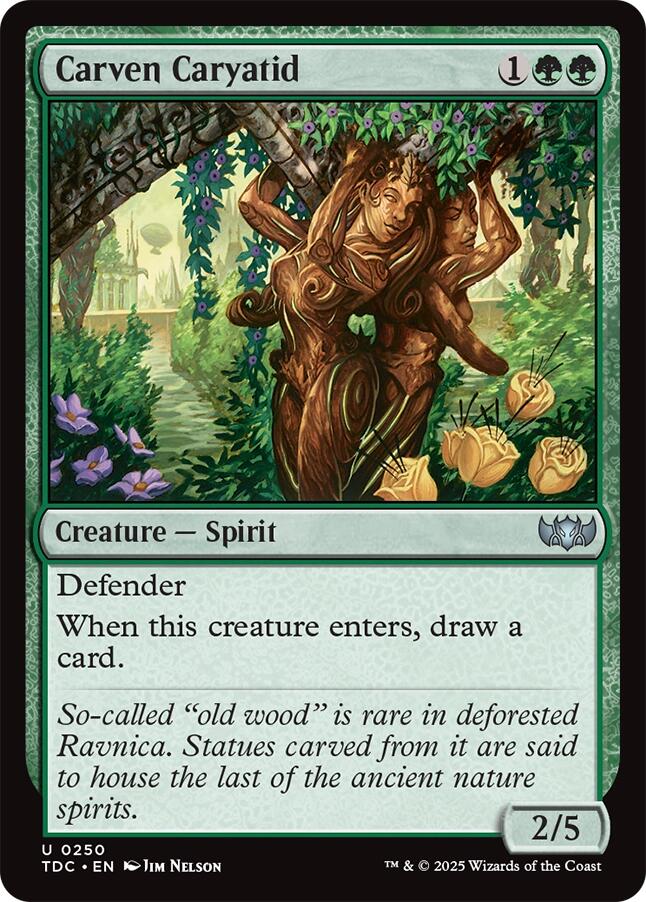 Carven Caryatid [Tarkir: Dragonstorm Commander] | Spectrum Games