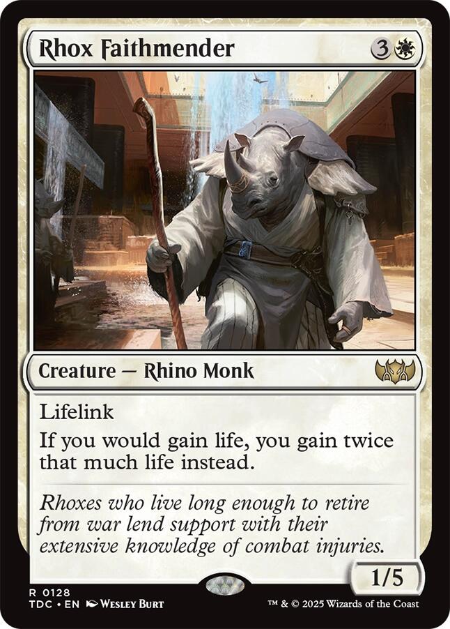 Rhox Faithmender [Tarkir: Dragonstorm Commander] | Spectrum Games
