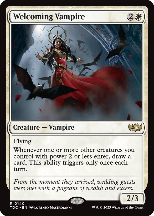 Welcoming Vampire [Tarkir: Dragonstorm Commander] | Spectrum Games