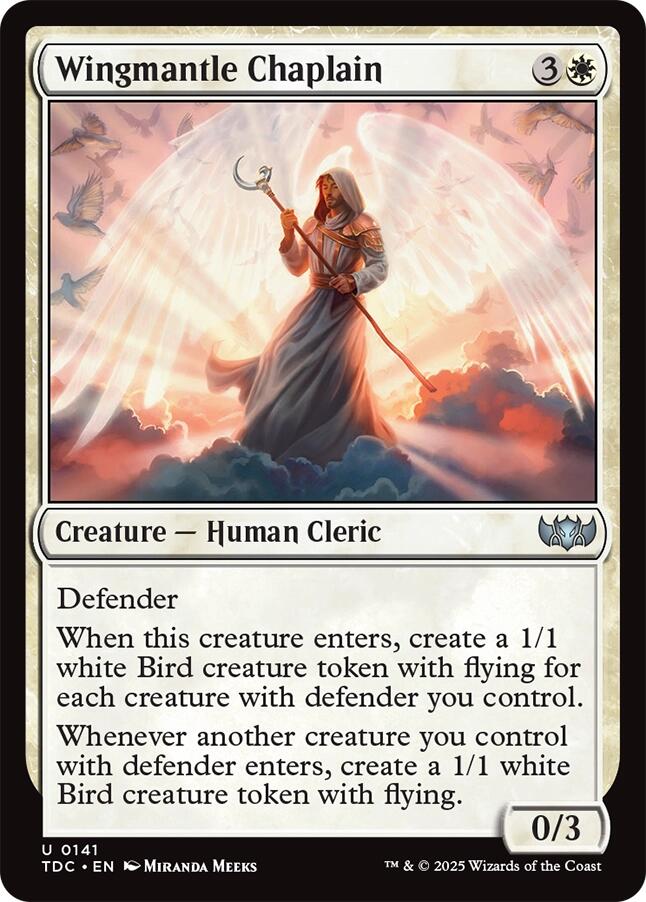 Wingmantle Chaplain [Tarkir: Dragonstorm Commander] | Spectrum Games
