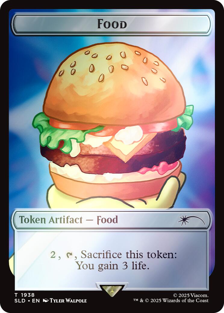 Food Token (1938) (Rainbow Foil) [Secret Lair Drop Series] | Spectrum Games