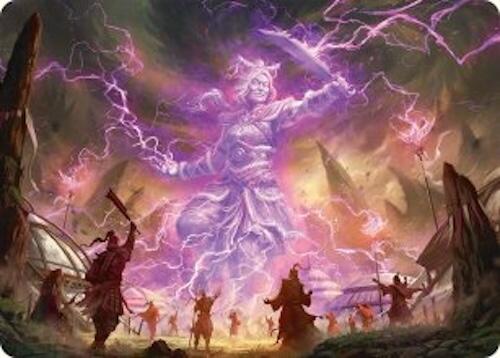 Smile at Death Art Card (4/54) [Tarkir: Dragonstorm Art Series] | Spectrum Games