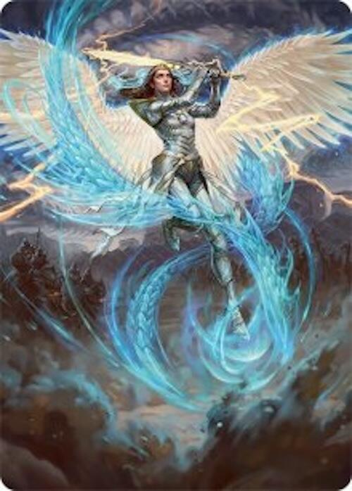 Elspeth, Storm Slayer Art Card (49/54) [Tarkir: Dragonstorm Art Series] | Spectrum Games