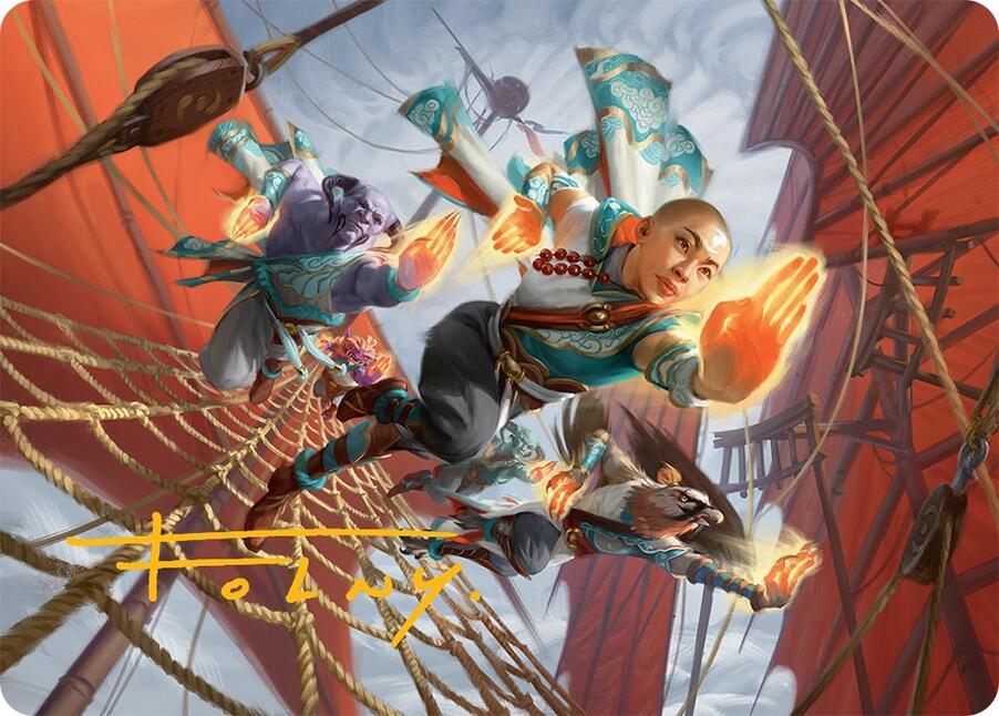 Aligned Heart Art Card (52/54) (Gold-Stamped Signature) [Tarkir: Dragonstorm Art Series] | Spectrum Games