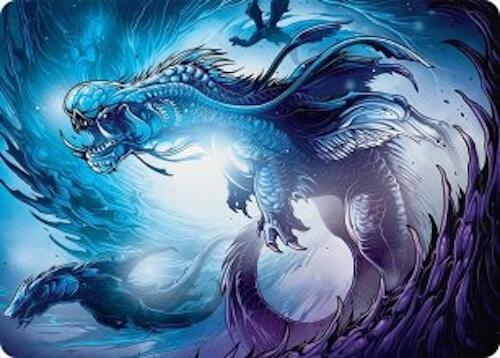 Roiling Dragonstorm Art Card (33/54) [Tarkir: Dragonstorm Art Series] | Spectrum Games