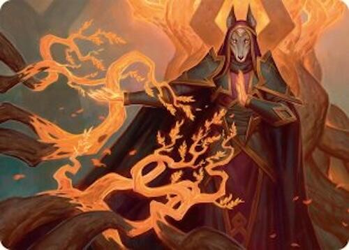 Abzan Devotee Art Card (10/54) [Tarkir: Dragonstorm Art Series] | Spectrum Games