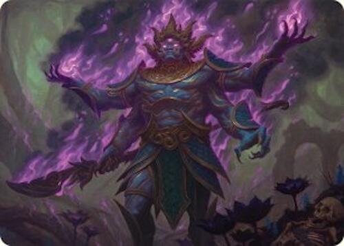 Rot-Curse Rakshasa Art Card (13/54) [Tarkir: Dragonstorm Art Series] | Spectrum Games