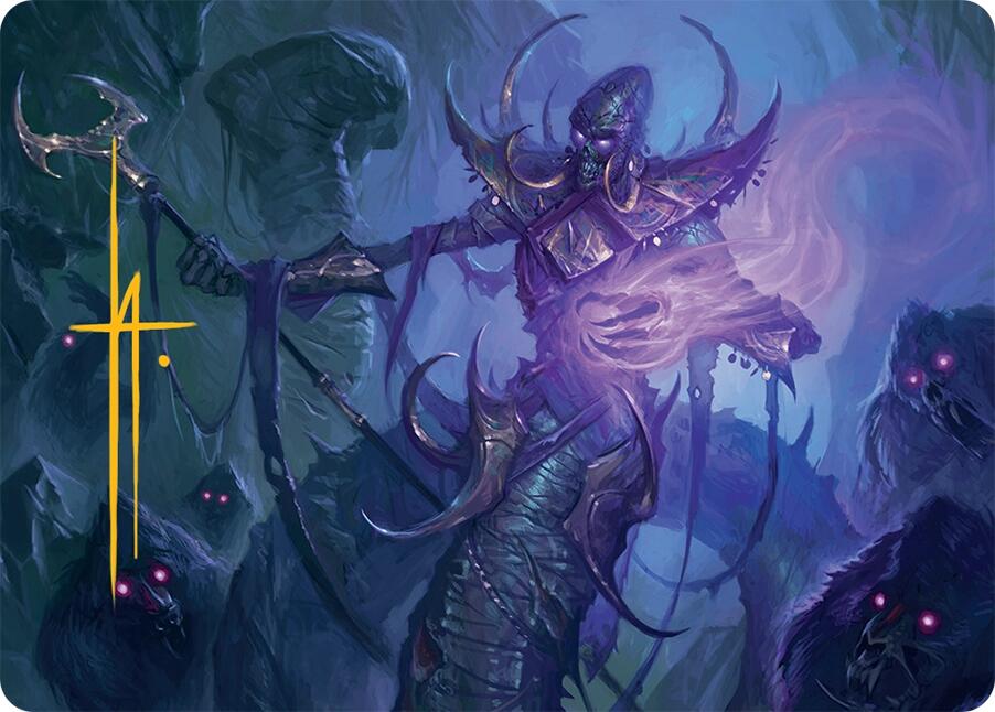 Sidisi, Regent of the Mire Art Card (14/54) (Gold-Stamped Signature) [Tarkir: Dragonstorm Art Series] | Spectrum Games