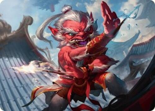 Devoted Duelist Art Card (15/54) [Tarkir: Dragonstorm Art Series] | Spectrum Games
