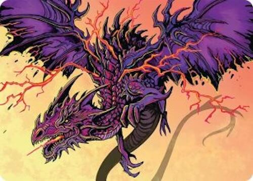 Stormshriek Feral Art Card (35/54) [Tarkir: Dragonstorm Art Series] | Spectrum Games