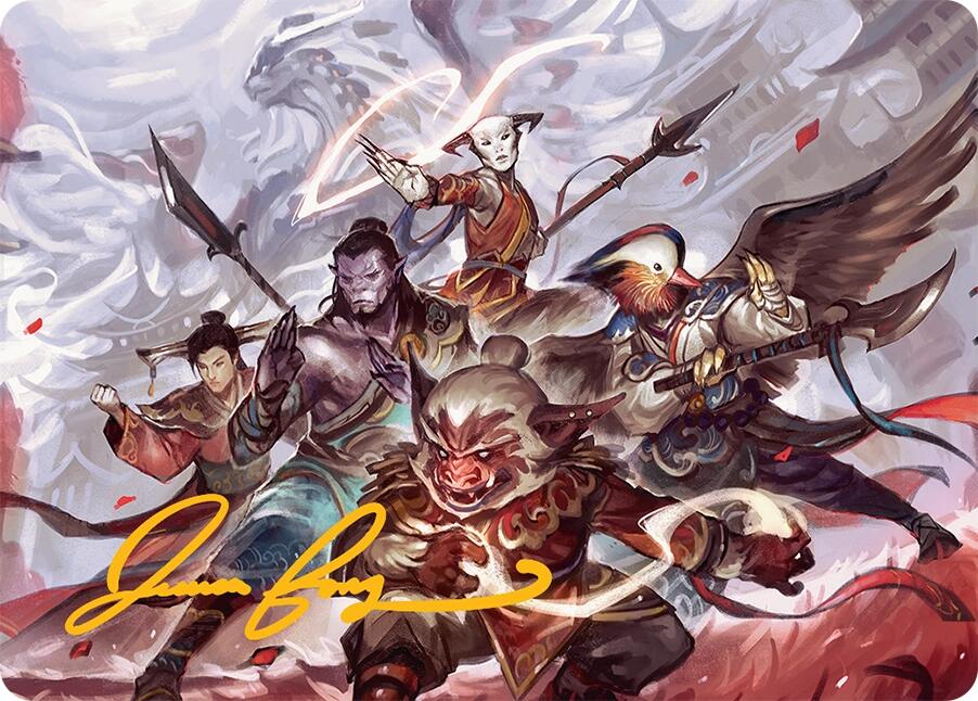 Will of the Jeskai Art Card (54/54) (Gold-Stamped Signature) [Tarkir: Dragonstorm Art Series] | Spectrum Games
