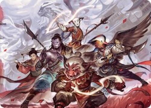 Will of the Jeskai Art Card (54/54) [Tarkir: Dragonstorm Art Series] | Spectrum Games