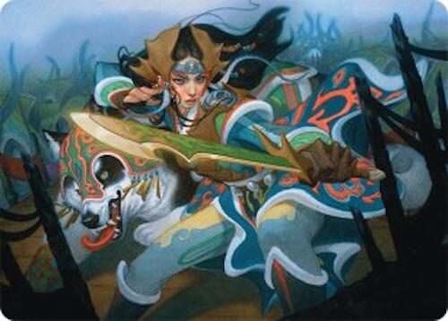 Eshki Dragonclaw Art Card (23/54) [Tarkir: Dragonstorm Art Series] | Spectrum Games