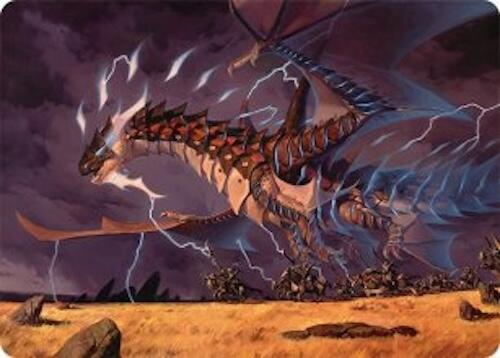 Neriv, Heart of the Storm Art Card (25/54) [Tarkir: Dragonstorm Art Series] | Spectrum Games