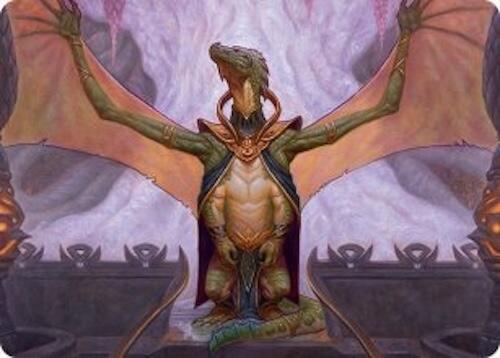 Kheru Goldkeeper Art Card (36/54) [Tarkir: Dragonstorm Art Series] | Spectrum Games