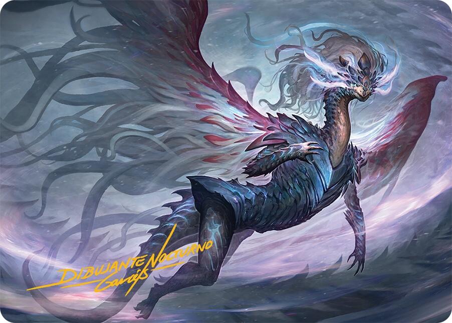 Shiko, Paragon of the Way Art Card (37/54) (Gold-Stamped Signature) [Tarkir: Dragonstorm Art Series] | Spectrum Games