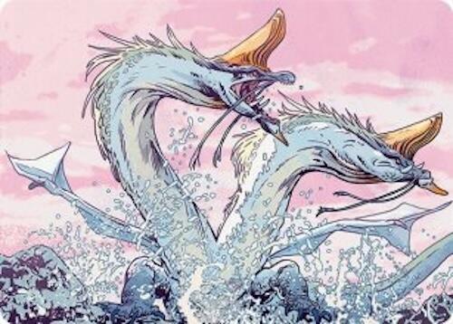 Twinmaw Stormbrood Art Card (39/54) [Tarkir: Dragonstorm Art Series] | Spectrum Games