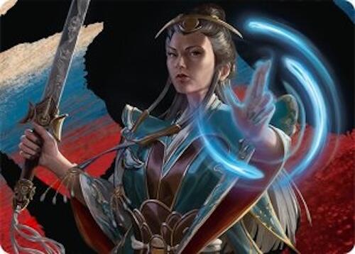 Narset, Jeskai Waymaster Art Card (44/54) [Tarkir: Dragonstorm Art Series] | Spectrum Games