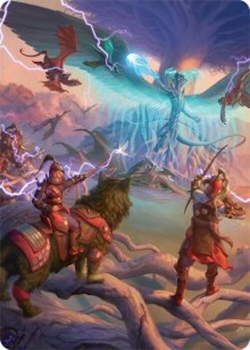 All-Out Assault Art Card (50/54) [Tarkir: Dragonstorm Art Series] | Spectrum Games