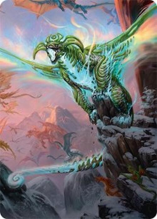 Ureni of the Unwritten Art Card (51/54) [Tarkir: Dragonstorm Art Series] | Spectrum Games