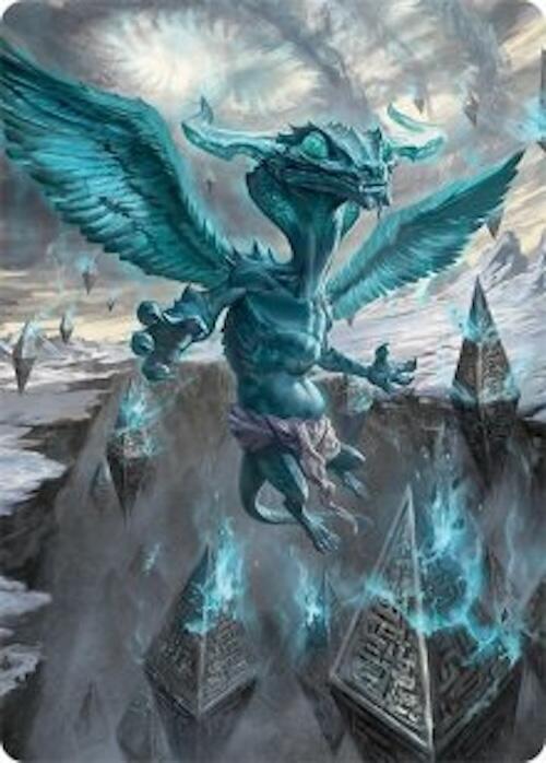 Ugin, Eye of the Storms Art Card (47/54) [Tarkir: Dragonstorm Art Series] | Spectrum Games