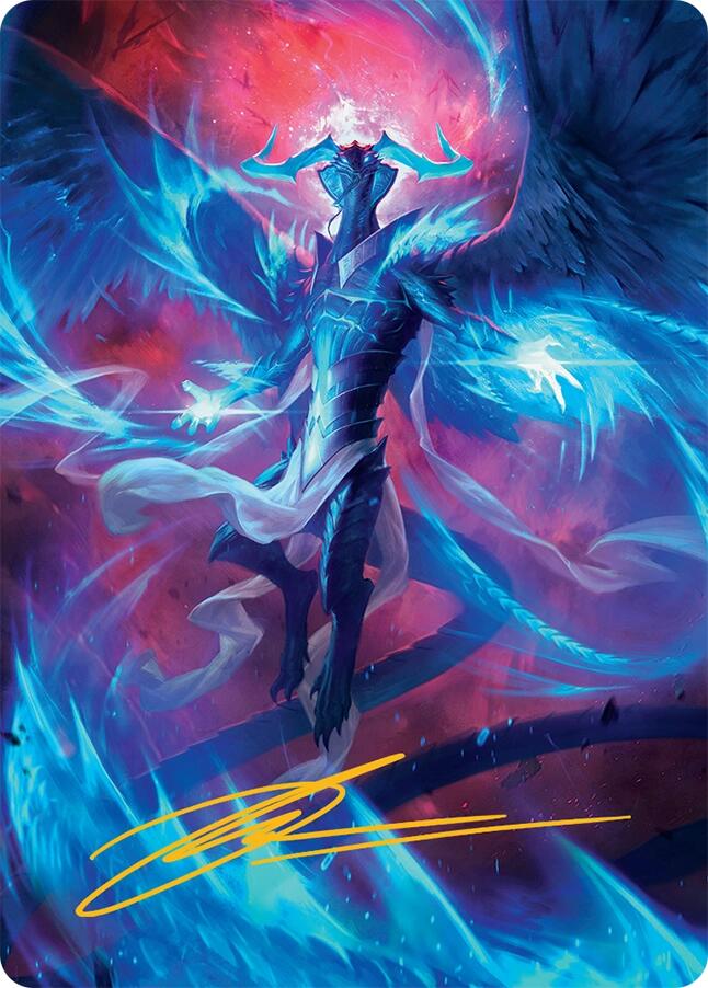 Ugin, Eye of the Storms Art Card (48/54) (Gold-Stamped Signature) [Tarkir: Dragonstorm Art Series] | Spectrum Games