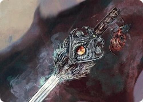 Dragonfire Blade Art Card (40/54) [Tarkir: Dragonstorm Art Series] | Spectrum Games