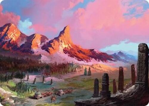 Rugged Highlands Art Card (29/54) [Tarkir: Dragonstorm Art Series] | Spectrum Games