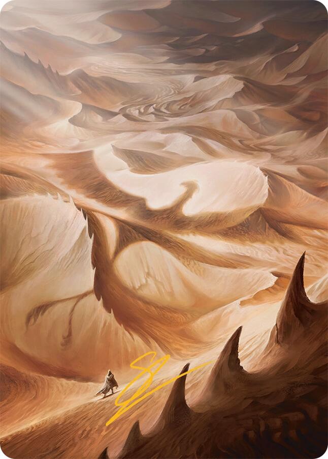 Plains Art Card (30/54) (Gold-Stamped Signature) [Tarkir: Dragonstorm Art Series] | Spectrum Games
