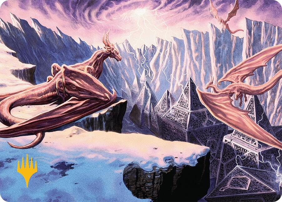 Maelstrom of the Spirit Dragon (42/54) (Gold-Stamped) [Tarkir: Dragonstorm Art Series] | Spectrum Games
