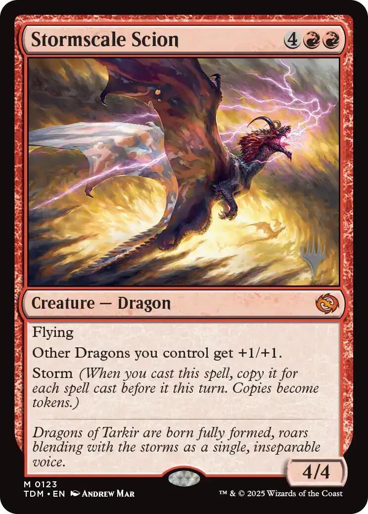 Stormscale Scion [Tarkir: Dragonstorm Promos] | Spectrum Games